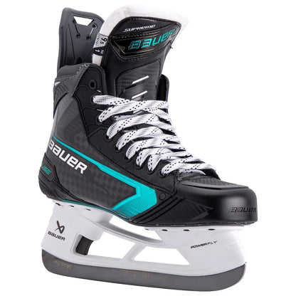 Bauer Supreme Fuse Hockey Skate Senior – top-down view showing tongue and eyelets – Sanderson Lacrosse