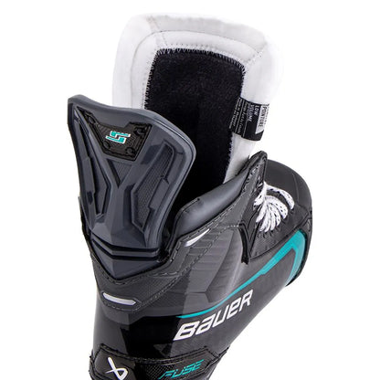 Bauer Supreme Fuse Hockey Skate Senior – interior heel and ankle padding detail – Sanderson Lacrosse