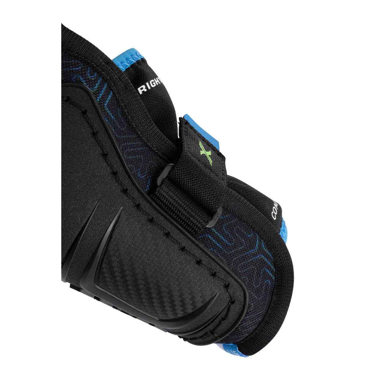 Bauer X Hockey Elbow Pad Youth – cap and sleeve detail – Sanderson Lacrosse
