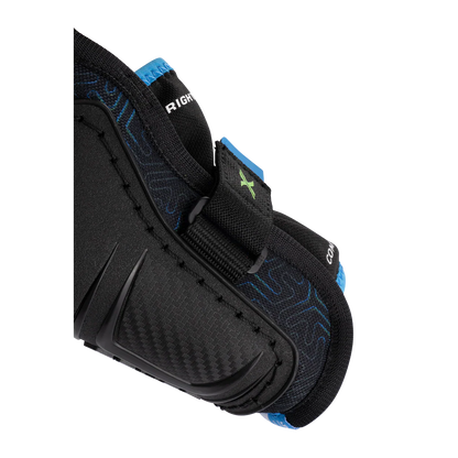 Bauer X Hockey Elbow Pad Youth – cap and sleeve detail – Sanderson Lacrosse