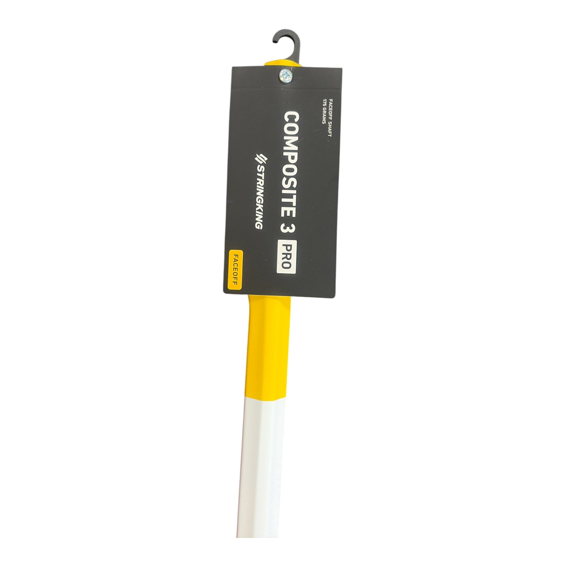 StringKing Composite 3 Pro Faceoff Lacrosse Shaft 175g Double Grip Bevel - Sanderson Lacrosse