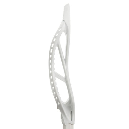 STX Hyper Power lacrosse head in White - side view