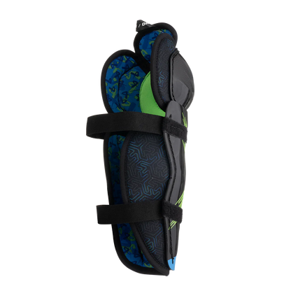 Bauer X Hockey Shin Guard Youth – three-quarter rear view – Sanderson Lacrosse
