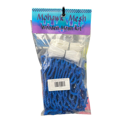 twin wolves spoon mohawk goalie mesh blue on white background