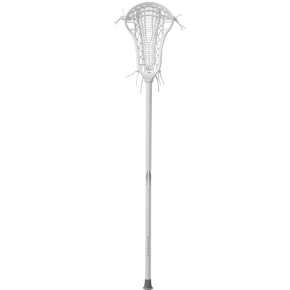 Full-length white Warrior Anthem DS Elite women's field lacrosse complete stick