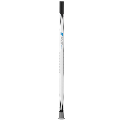 Warrior Evo QX3 Attack Lacrosse Shaft in White – front view – Sanderson Lacrosse
