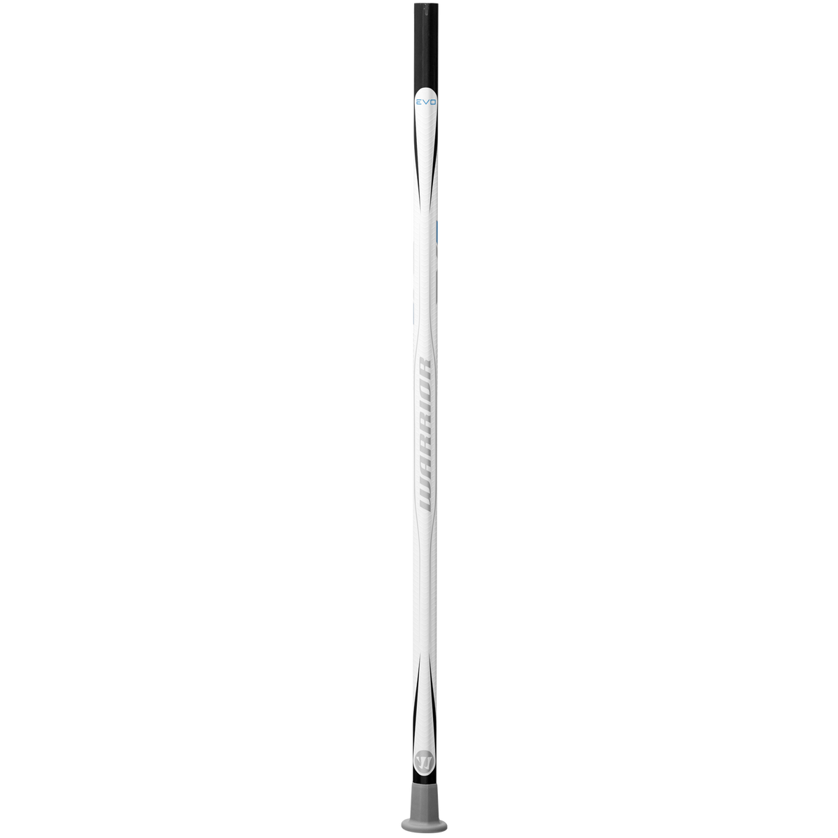 Warrior Evo QX3 Attack Lacrosse Shaft in White – side view – Sanderson Lacrosse