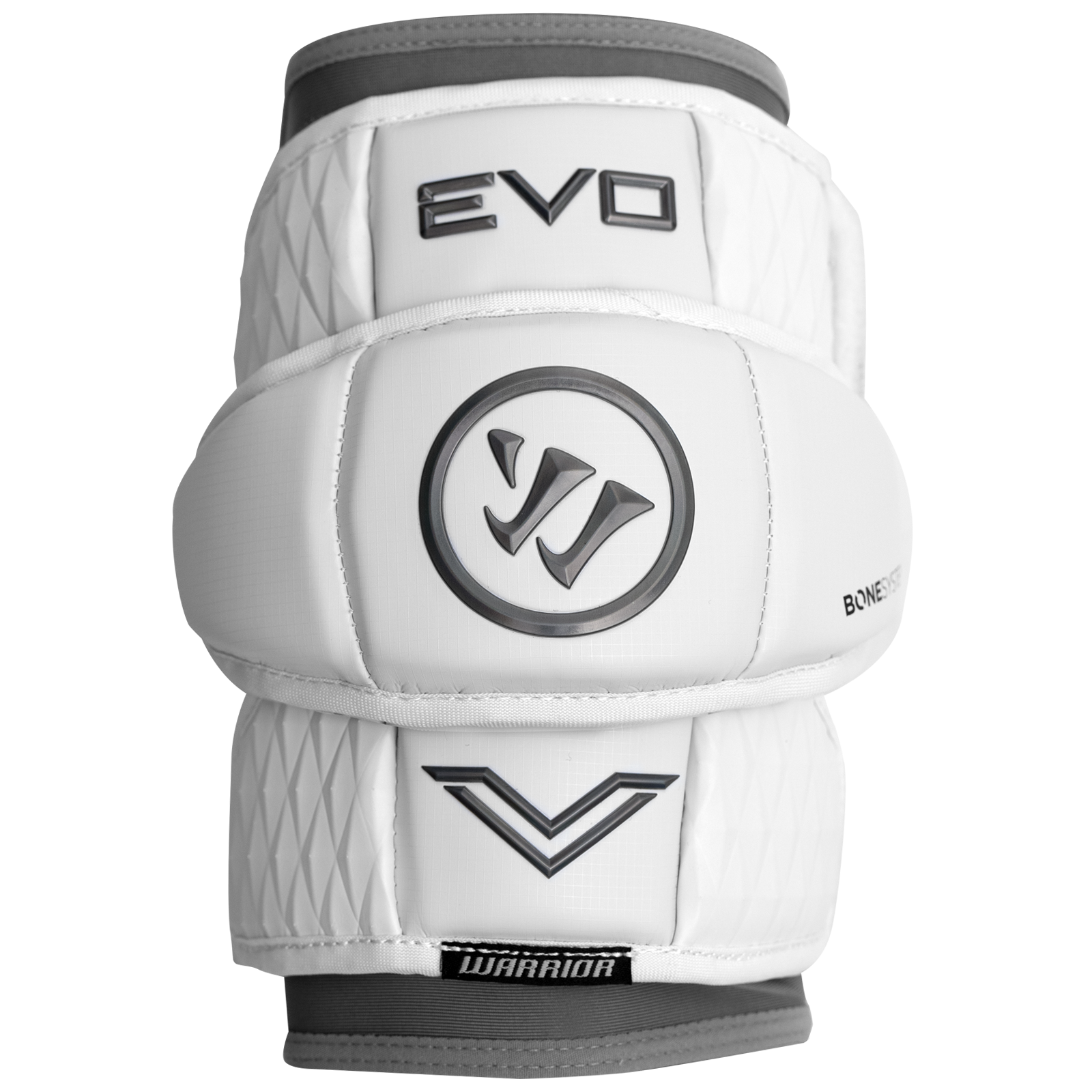 Close-up detail of Warrior EVO V elbow pad protective padding