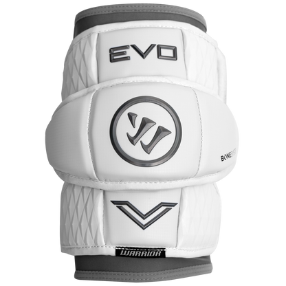 Close-up detail of Warrior EVO V elbow pad protective padding