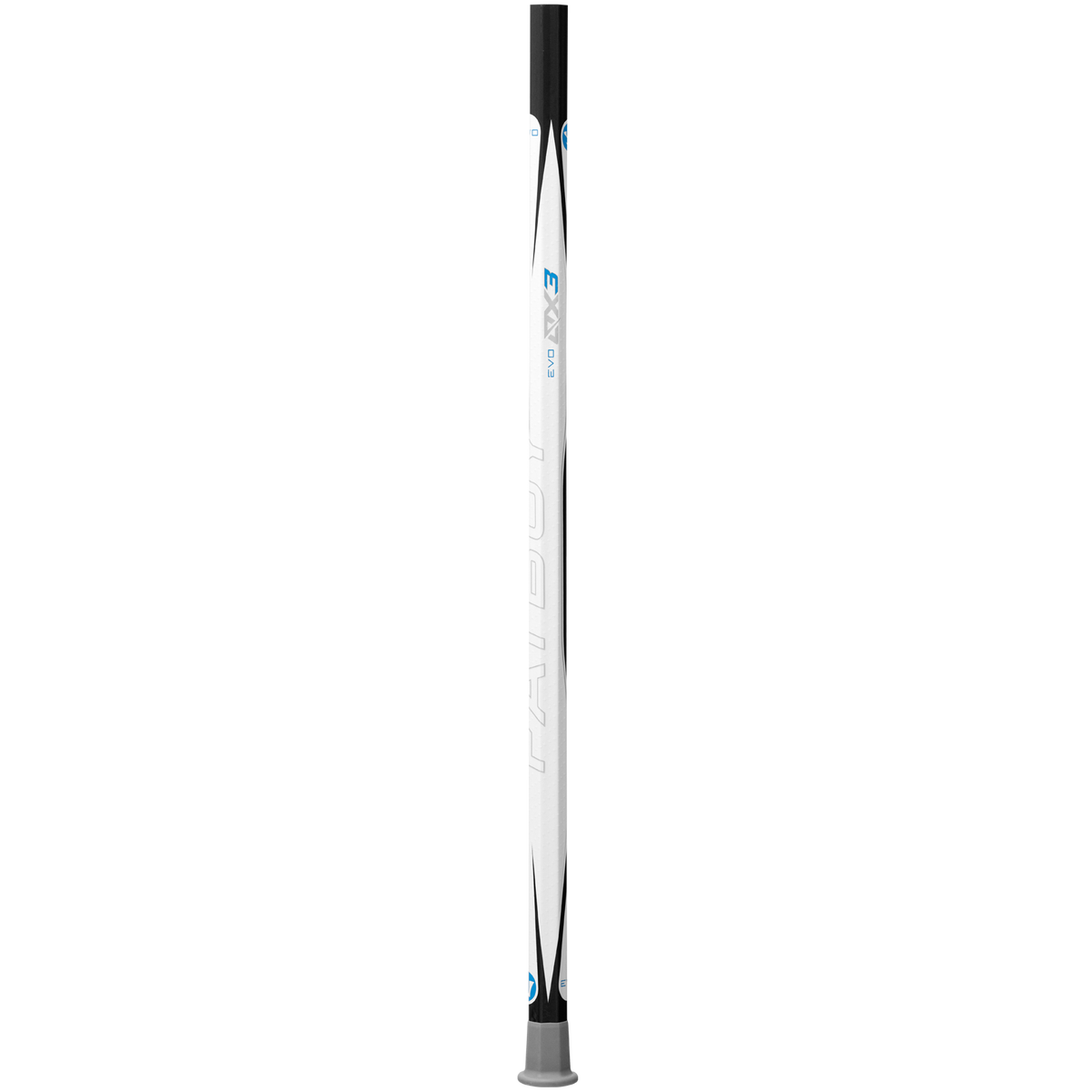 Warrior Fatboy Evo QX3 Lacrosse Shaft in White – front view – Sanderson Lacrosse