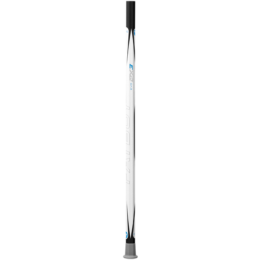 Warrior Fatboy Evo QX3 Lacrosse Shaft in White – front view – Sanderson Lacrosse