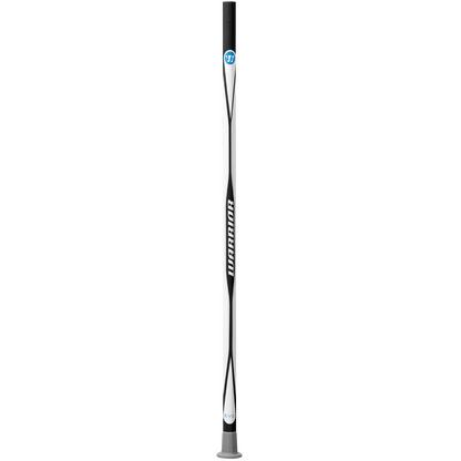 Warrior Fatboy Evo QX3 Lacrosse Shaft in White – reverse side view – Sanderson Lacrosse