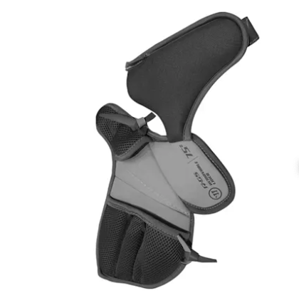 The Warrior Replacement Liner for R/G5 Glove by Sanderson Lacrosse features ergonomic design, adjustable straps, mesh pockets, and protective padding for comfort and support during lacrosse games or practices.